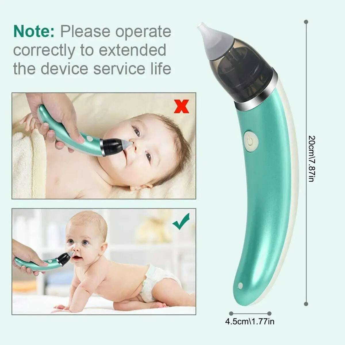 Aspirador Extractor Nasal para tu Bebé - BabyBreathe™